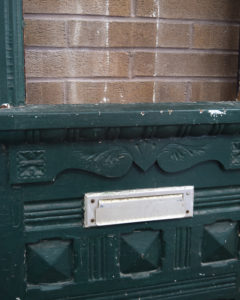 Victorian Door Green Overpaint
